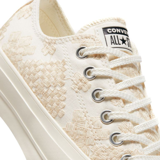 Кеды Converse Chuck Taylor All Star Embroidery белые низкие с вышивкой