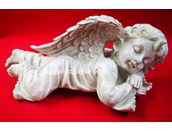 Ангел спящий 14*31см  1,1кг  полистоун Россия 1107//085071