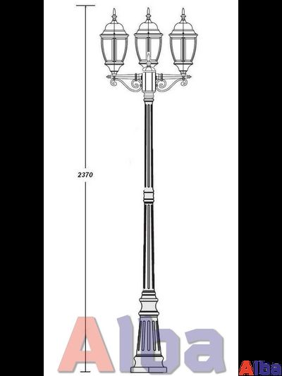 Садово парковый светильник Arsenal L B 209