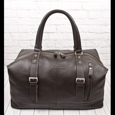 Кожаная дорожная сумка Campora brown (арт. 4019-04)