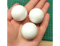 Заготовка для декорирования / основа для шара из пенополистирола - диаметр 30 мм - 1шт.