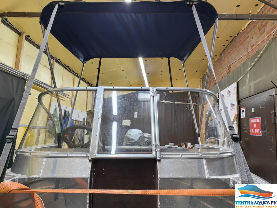 Биминитоп на лодку Вятбот 390