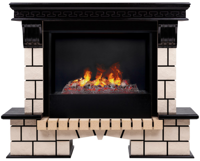 Электрокамин Stone AO с очагом 3D Cassette 630