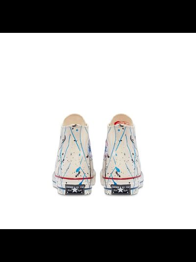 Кеды Converse Chuck 70 Archive Paint Splatter Белые Высокие с брызгами