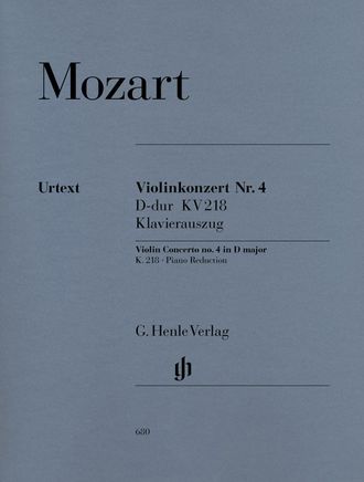 Mozart Violin Concerto no. 4 D major K. 218