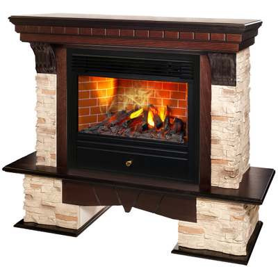 Электрический камин Rockland AO с очагом 3D Novara 26