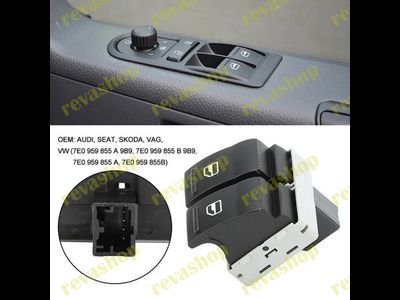 Кнопки двери стеклоподъемника Фольксваген VW T5 T6 Transporter-Caravella-Multivan