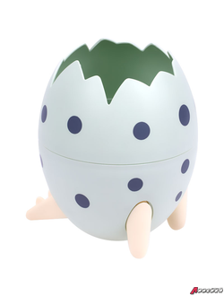 Подставка-стакан MESHU "Dino's egg", пластиковая, мятная. MS_46346