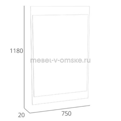 Зеркало Нортон-013.39