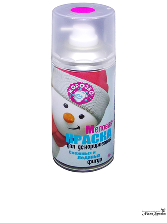 Меловая краска для декорирования снежных и ледяных фигур, 210мл цвета в ассортименте