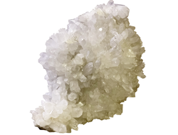 Друза кристаллов горного хрусталя, разные размеры