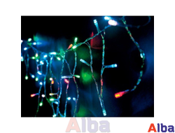 Бахрома 3*0.5 м МУЛЬТИ, мерцание IP 54