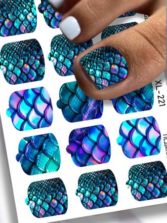 ПЛЕНКИ ДЛЯ НОГТЕЙ 9,5*13,5 СМ XL-221