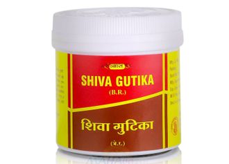 Шива Гутика, омоложение и детокс (Shiva Gutika) Vyas - 50 таб. (Индия)