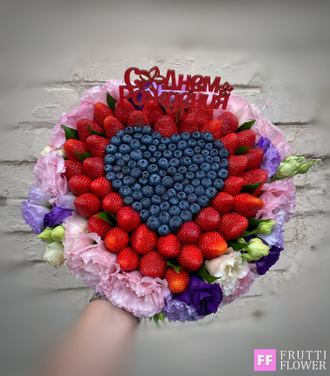 Клубничный букет № 40