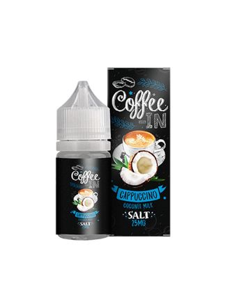 COFFEE IN SALT (20 MG) 30ml - CAPPUCCINO COCONUT MILK (КАПУЧИНО С КОКОСОВЫМ МОЛОКОМ)