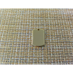 Подвеска кулон 18x27 мм золотистый