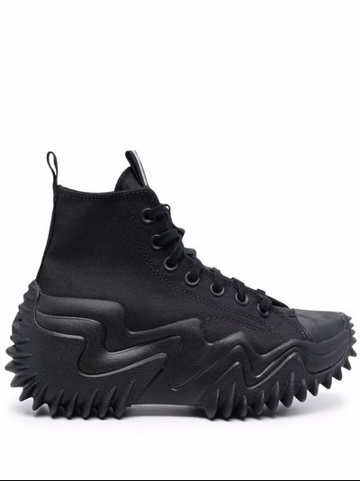 Кеды Converse Run Star Motion Hi Top Platform Total Black черные высокие 172065C