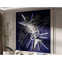 Панно гипсовое LEVITATION артикул SPN12