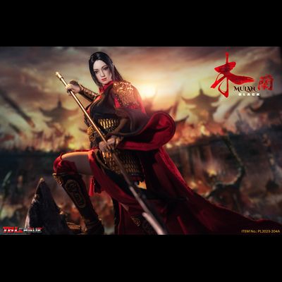 Китайская воительница Мулан (в черном) - КОЛЛЕКЦИОННАЯ ФИГУРКА 1/6 MULAN - Black (PL2023-204A) - TBLeague