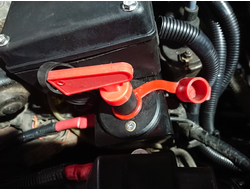 Крепление блока управления лебёдки ZST-КБМ2 на ниву