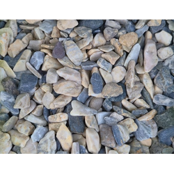 Медовый мрамор галтовка, фракция 5-10 мм