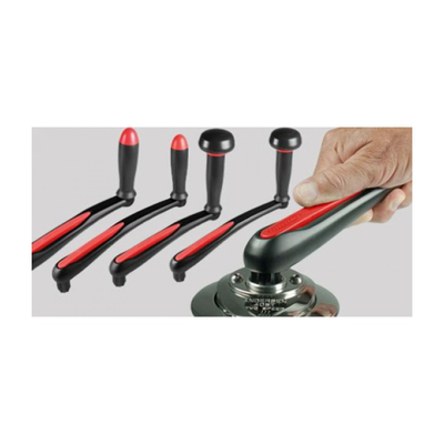 Ручка для лебедки с автоматическим механизмом QuickLock Ronstan RF4435 250мм из анодированного алюминия для судов до 25м черно-красная