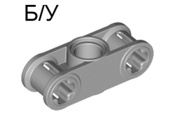 ! Б/У - Technic, Axle and Pin Connector Perpendicular 3L with Center Pin Hole, Light Bluish Gray (32184 / 4211621 / 6276969) - Б/У