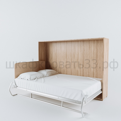 Горизонтальная шкаф-кровать "Прима" 140х200 (модификация 1)