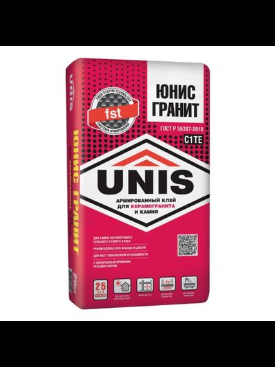Плиточный клей Юнис Гранит 25кг