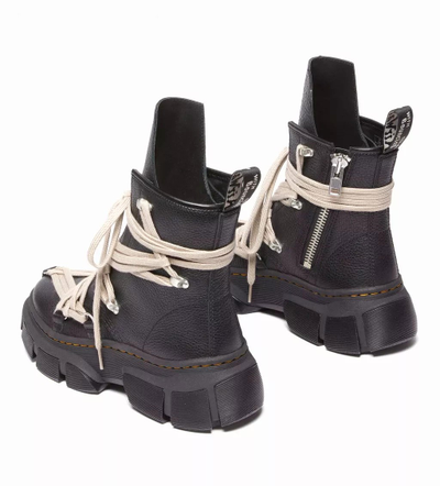 Dr Martens 1460 x Rick Owens Leather DMXL Platform Megalace Up Boots