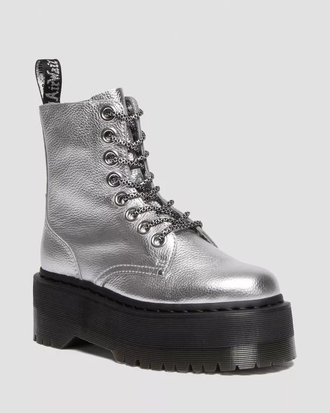 Ботинки Dr. Martens Jadon Max Boot Silver Metallic