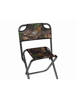 Стул складной #М-0022 туристический со спинкой (материал: алюминий)