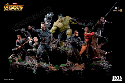 Капитан Америка, Мстители 1/10 Marvel Captain America Scale 1/10 Avengers Infinity War, Iron Studios