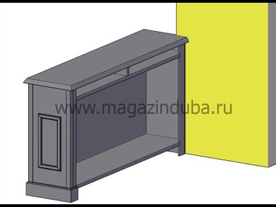 Барная стойка (столешница с живым краем)