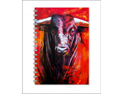 Тетрадь с символикой "Быка" №3
