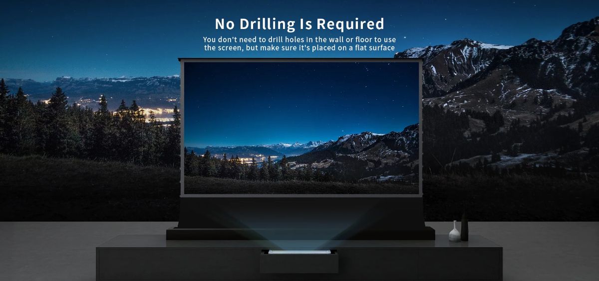 VIVIDSTORM S PRO P Моторизованный UST ALR Перфорированный проекционный Экран (Проекционный экран нов