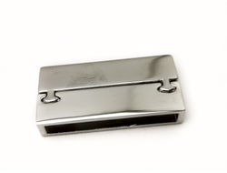 УЦЕНЕННЫЙ ТОВАР! МАГНИТНАЯ ЗАСТЁЖКА ПЛОСКАЯ - 002  - 35*4мм - НИКЕЛЬ / СЕРЕБРО