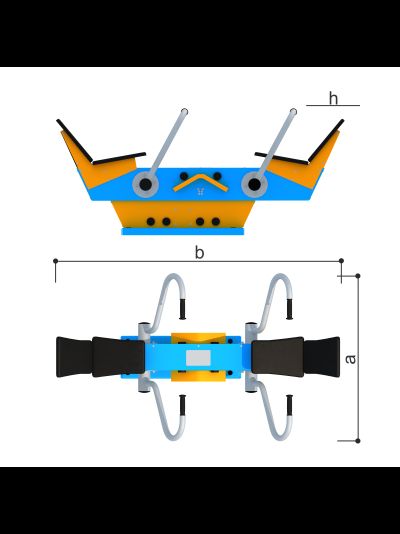Уличный тренажер для спортивной площадки Romana 208.13.10