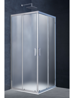 Душевой уголок Alpha VSS-3AL900MT, 900*900, хром, стекло текстурное