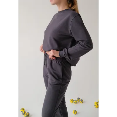 СВИТШОТ Volleylife размер (с 50-56) черный/ графит