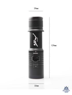 Фонарь подводный Yupard-mini L2-1200-белый для дайвинга