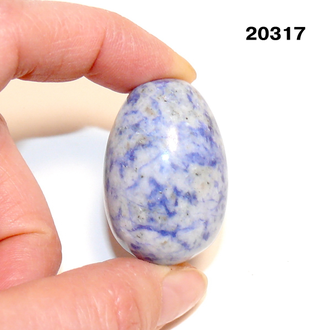 Лазурит натуральный (яйцо) арт.20317: без отв. - 31,5г - 37*25мм