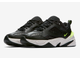 Nike M2K Tekno (Черный, белый, зеленый)