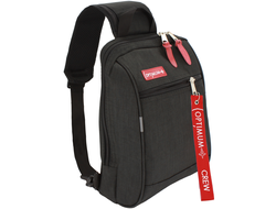 Рюкзак с одной лямкой - сумка на грудь Optimum XXL RL, черный