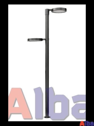 Фонарь RONDO 300мм двойной с опорой садово-парковый 4 м