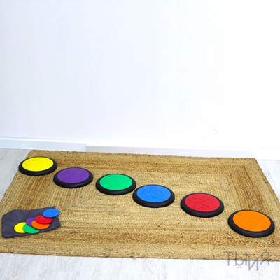 Тактильные круги пластиковые