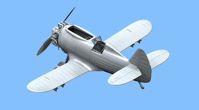 Сборная модель: (ICM 48095) Советский истребитель-биплан И-153 "Чайка"