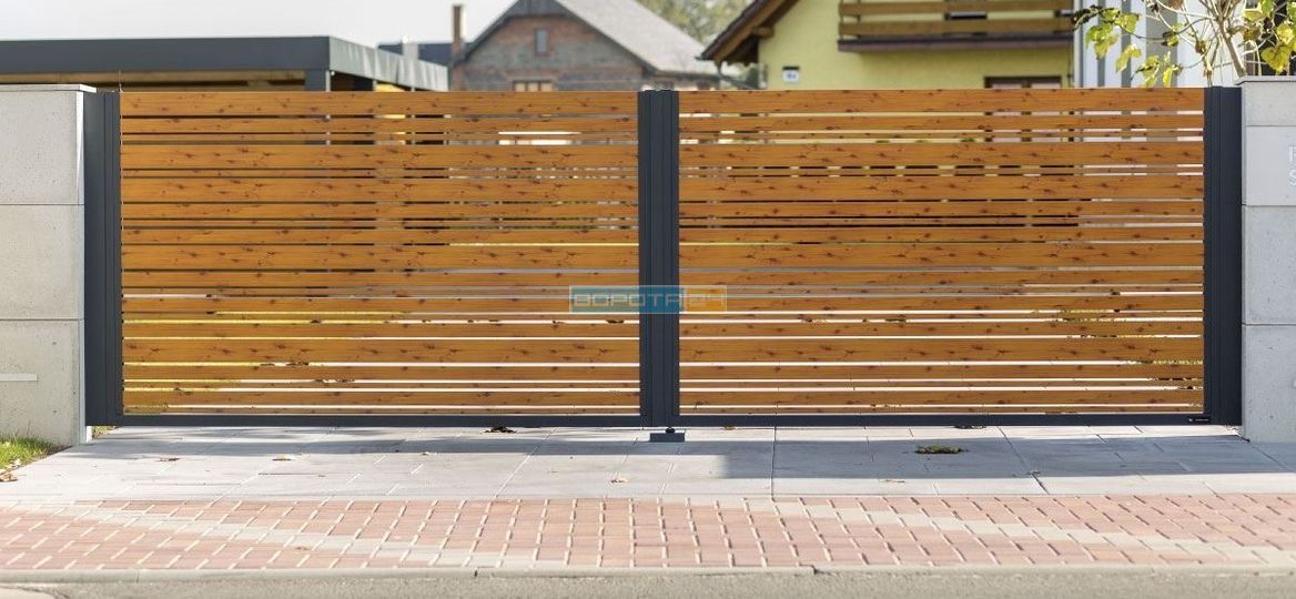 цена на откатные и распашные ворота - производство украина - select