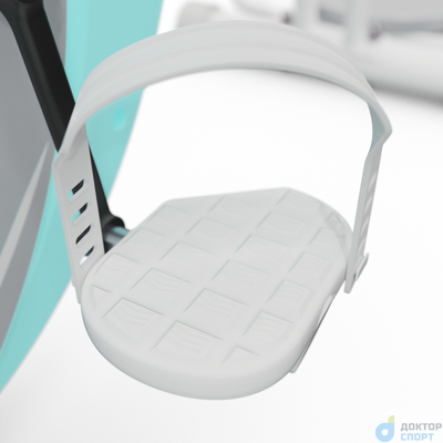 Велотренажер X-Bike DFC DavCreator Max PRO, бело-голубой